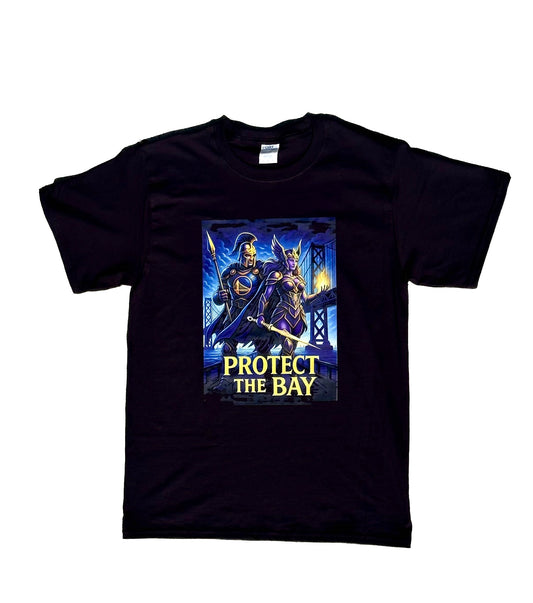 Protect The Bay – Warrior Valkyrie  T-Shirt ⚔️🌉